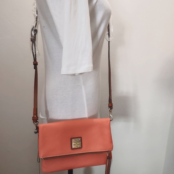 foldover zip crossbody bag